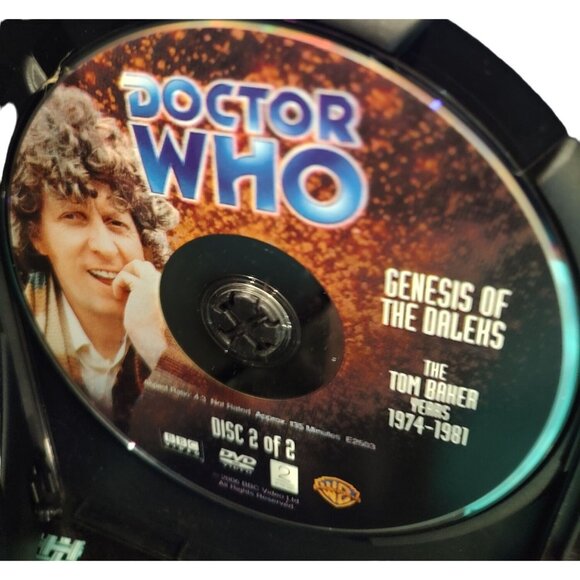 Doctor Who Genesis Of The Daleks 2-Disc Vintage DVD Set Tom Baker 1974-1981 Warn - Picture 4 of 9